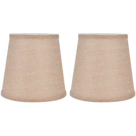 Lot de 2 abat-jour modernes de style européen pour lampes de table, lampadaires et lustres (culot E14)
