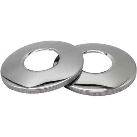 Lot de 2 accessoires de rosace pour échelle de piscine, plaques de rosace en acier inoxydable pour main courante de piscine, couvertures de main courante de piscine pour piscines enterrées