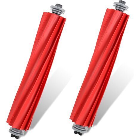Lot de 2 accessoires d'origine Roborock - Brosse principale séparable en caoutchouc pour aspirateur robot Q Revo/S7/S7 Maxv/S7 Maxv Ultra/S7 Max Ultra/S7 Pro Ultra/Q7 Max HQL0283