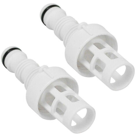 Lot de 2 adaptateurs 10201 pour Intex, permettant le raccordement à un système de drainage pour tuyau d'arrosage, spa, jacuzzi ou piscine.