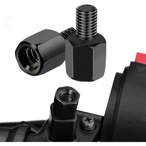 Lot de 2 adaptateurs de rétroviseurs M10 à filetage à droite M8 pour moto Adaptateur miroir adaptateur miroir m10 sur m8  (2 pièces)