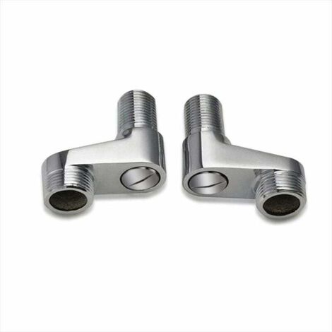 Lot de 2 adaptateurs de robinet de baignoire, bras pivotant, réglable, 1,9 cm, 1,27 cm, robinet de douche à griffe, accessoires mélangeurs de salle de bain, laiton massif