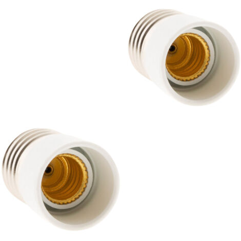 Lot de 2 adaptateurs douille E27/E14 - Zenitech