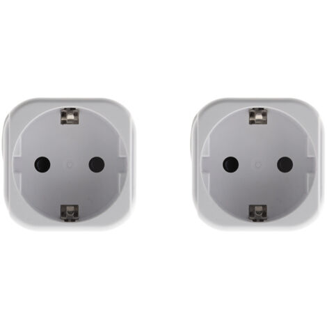 Lot de 2 adaptateurs France/UE vers Angleterre/UK - Zenitech