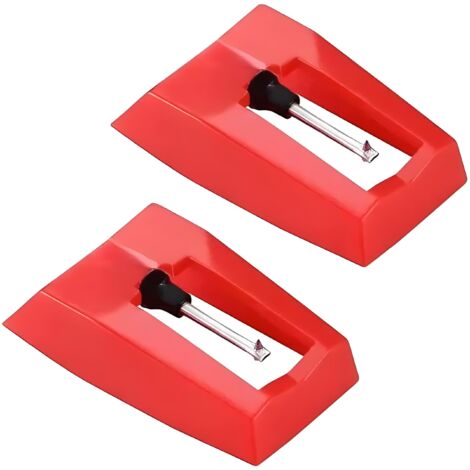 Lot de 2 aiguilles universelles pour tourne-disque phonographe, tourne-disque en vinyle.