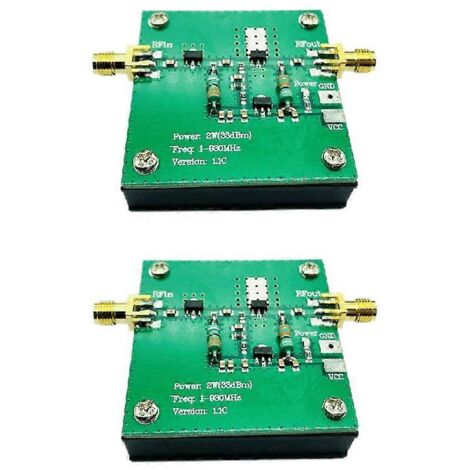 Lot de 2 amplificateurs de puissance RF à large bande pour une meilleure intensité du signal