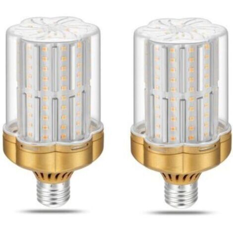 Lot de 2 Ampoule LED E27 30W, Blanc Chaud 3000K (Équivalent 250W Ampoule Incandescente) 3500LM Non Dimmable, Sans Scintillement