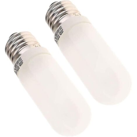 Lot de 2 ampoules halogènes dépolies 250 W 220-240 V E27 (culot à vis Edison standard)