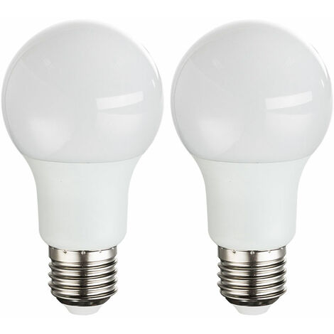 Lot de 2 ampoules LED 9 watts E27 boule 3000K ampoule lampe 810 lumen GLOBO 10600-2