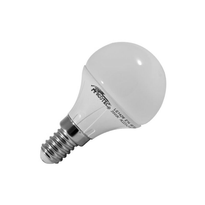 2 Ampoules E14 Led G45 3000k 4w 330 Lms 180° Blanc Chaud