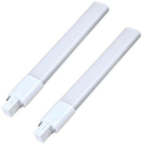 Lot de 2 ampoules LED G23, 85-265 V CA, blanc neutre 4000 K, 1200 lm, économie d'énergie.