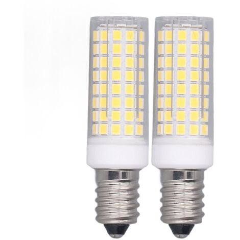Lot de 2 ampoules LED maïs E14 10W à intensité variable, 102 LED, économie d'énergie, 100-120 V CA