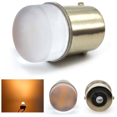Lot de 2 ampoules LED P21W R5W, R10W, BA15S 12-18 V CANBUS orange 900 lm