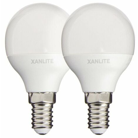 Ampoule LED bulbe douille E14, 4W 230V, blanc chaud à 3,95€