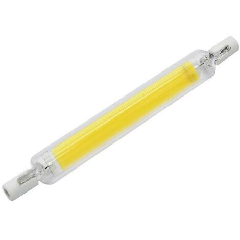 Lot de 2 ampoules LED R7S 10 W 78 mm à intensité variable, blanc froid 6000-6500 K, équivalent à une ampoule halogène J78 100 W, culot R7S double face, angle de faisceau de 360°, (FMY)-AquaForge