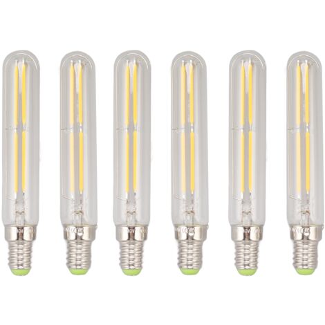 Lot de 2 ampoules tubulaires LED Zoternen 4 W E14 2300 K T20 x 120 220-240 V pour éclairage