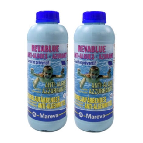Lot de 2 Anti algues Revablue MAREVA - 1 L - 000115Ux2