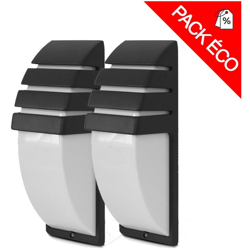 Lot de 2 appliques demi lune BACCHUS - 1 x E27 / applique Miidex Lighting®