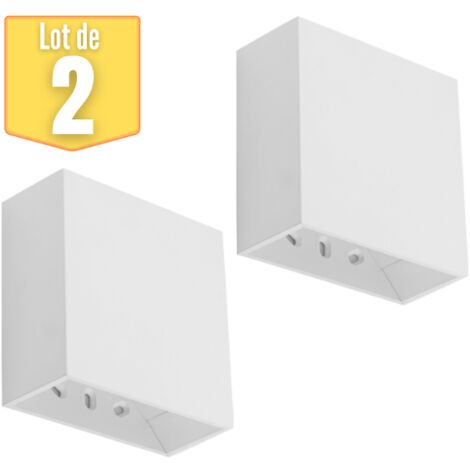Lot de 2 appliques LED BRAYTRON VEKTA-B, blanc, 4W, 230lm