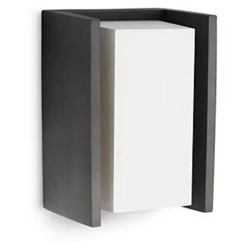 Lot de 2 appliques murales Philips Ecomoods Bridge 15W E27 – Anthracite, IP44, sans ampoule