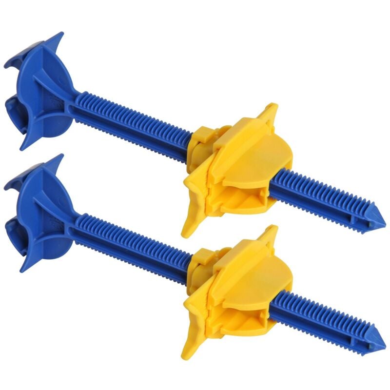 Semin - Lot de 2 appuis intermédiaire sécable fixation réglable pour le doublage des murs sur ossatures - 180 mm - boite de 50