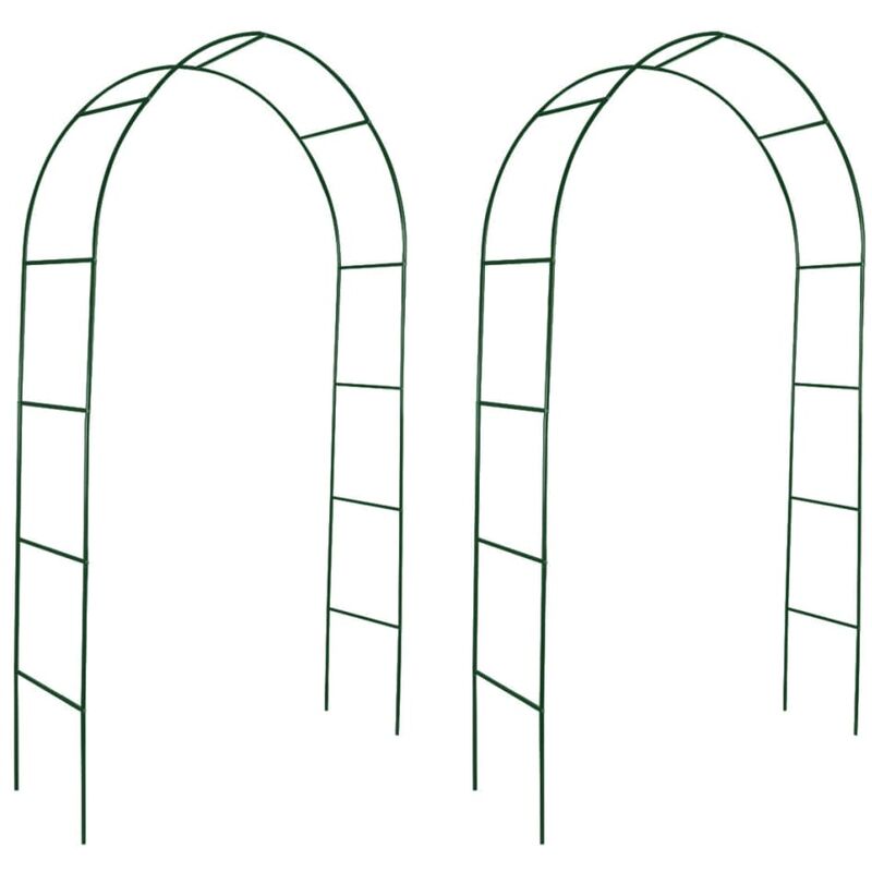 Design In - Lot de 2 Arche de jardin Arche déco - pour plantes grimpantes BV301372
