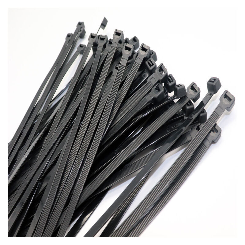 Lot de 2 Attaches de câble 300 mm x 4,8 mm, Collier et clip, attaches de câble noires, attaches de câble en plastique de qualité supérieure