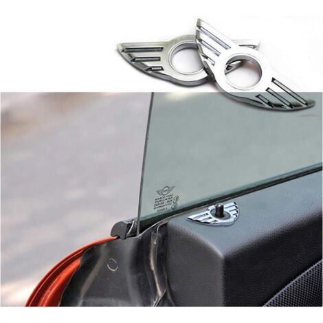 Lot de 2 autocollants décoratifs en forme d'ailes pour BMW Mini Cooper