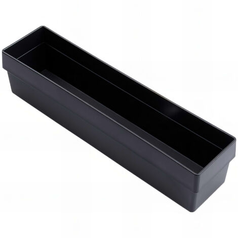 Lot de 2 bacs de rangement 187 x 47 x 43mm – Plastique – Pour rangement d'écrous et rondelles – Adaptés aux servantes King Tony