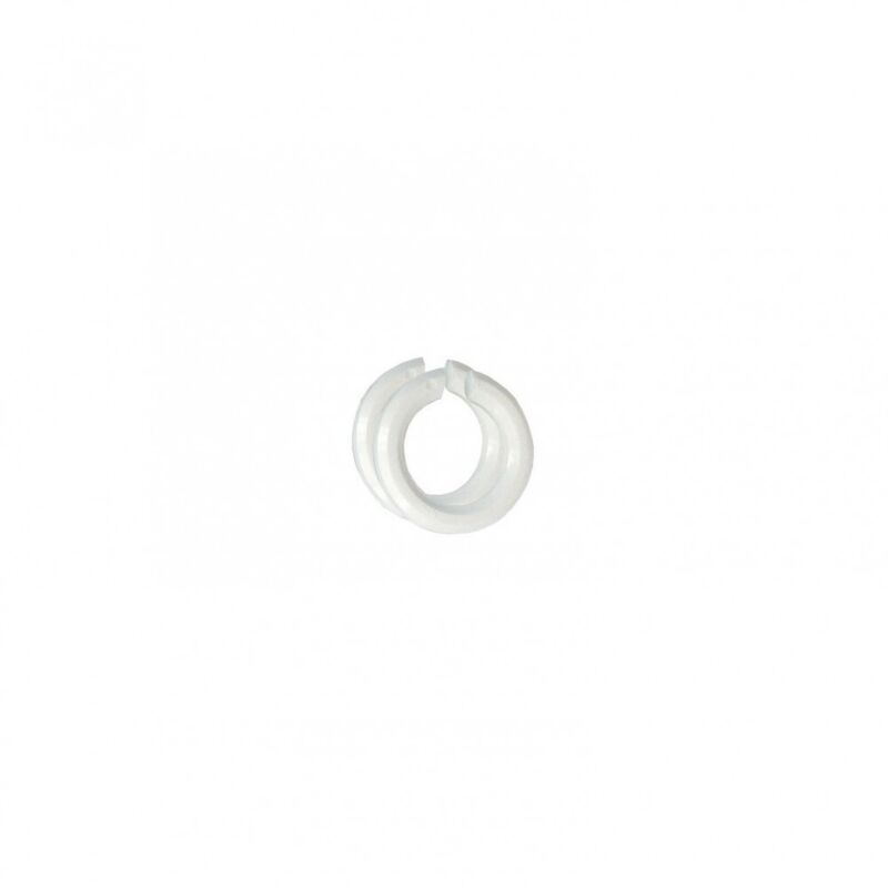 Lot de 2 bagues abat-jour B22 / E14 plastique, blanc - Tibelec Lot de 2 bagues abat-jour B22 / E14 plastique, blanc - Tibelec
