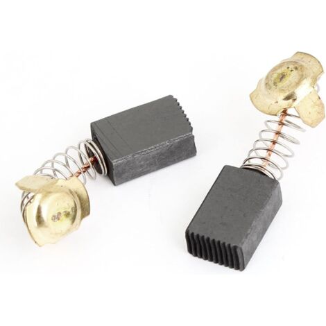 Lot de 2 Balais charbon pour moteurs électriques, 6 x 10 x 16 mm