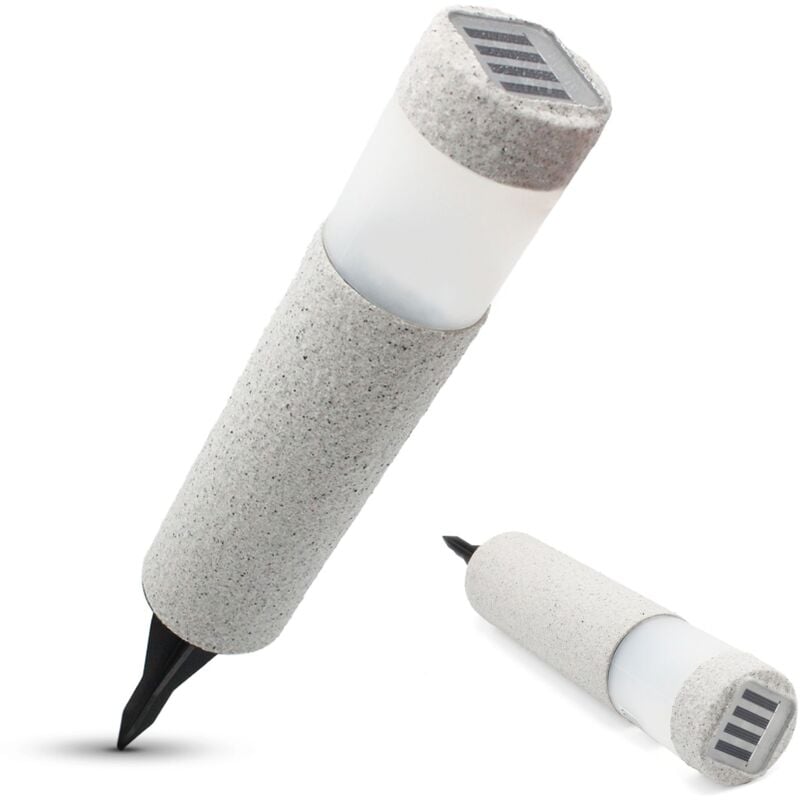 Fishtec - Lot de 2 balise solaires Stone