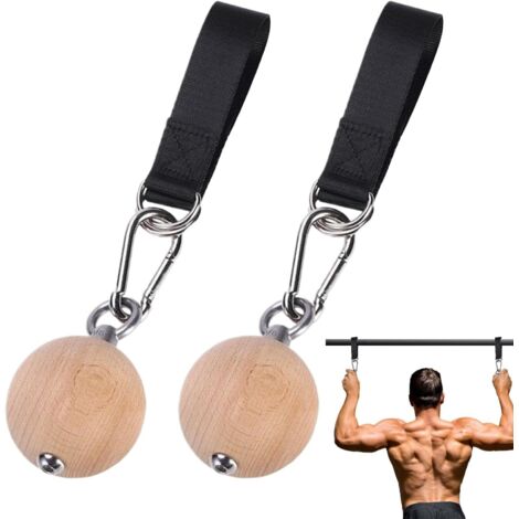 Lot de 2 balles pour une utilisation sur barres de traction - poignées