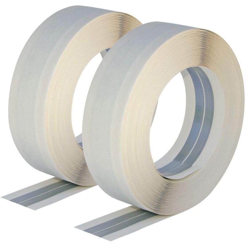 Lot de 2 bandes armées Semin pour la réalisation et le renfort des angles sortants de plaques de pâtre - 30 m