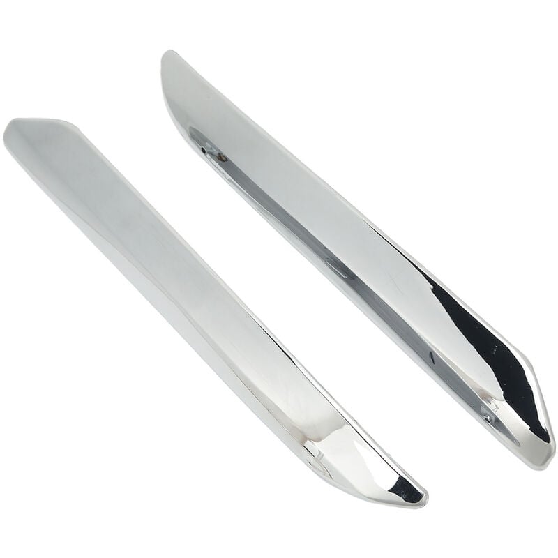 Jeffergarden - Lot de 2 bandes de pare-chocs avant gauche droite anti-rayures chrome argent de remplacement pour Citroen C5 X7 2007‑2015
