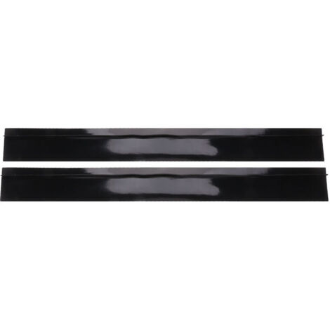 Lot de 2 bandes d’étanchéité en silicone pour cuisine – Noir – Bande en T anti-graisse – 21 pouces (53,3 cm)