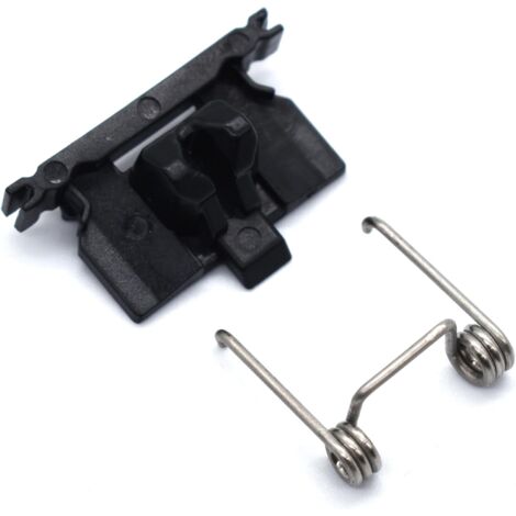 Lot de 2 barrettes à cheveux et tendeur ressort, accessoires rechange compatibles avec les tondeuses Wahl 5 Star Magic Clip Senior Super Taper 8148 8504 1919 8591 (noir) Noir -
