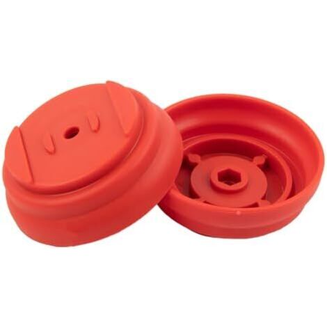 Lot de 2 bases lame pour débroussailleuse électrique sans fil, pièces rechange en plastique tondeuse à gazon jardin, composant d'outil coupe (vert, noir, orange, rouge) -