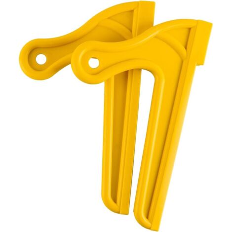 Lot De 2 Bâtons Poussoirs Sécurité Pour Scie à Table - Plastique Rouge Ergonomique - Pour Travail Du Bois