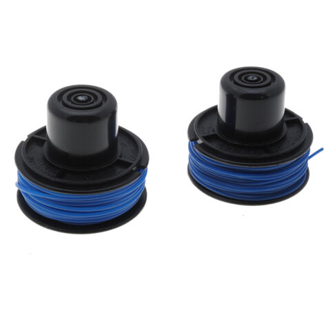 Lot de 2 bobineaux pour coupe bordure compatible avec BLACK & DECKER
