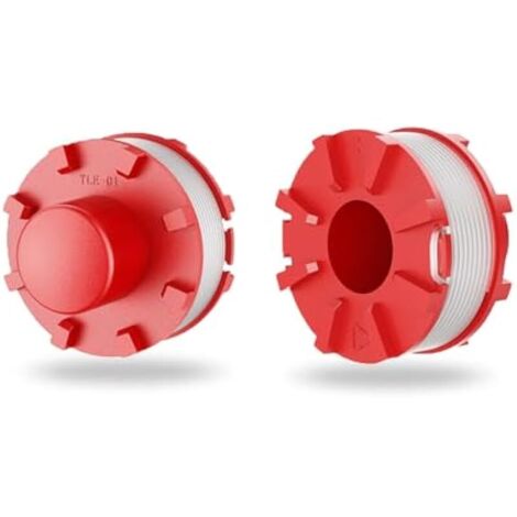 Lot de 2 bobines de fil de rechange pour coupe-bordure Einhell GE-CT 36/30Li E & AGILLO 36/255 & 18/200 BL - Fil ABS et nylon de qualité supérieure - Pour débroussailleuses Einhell 3405096