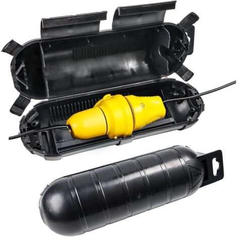 Lot de 2 Boite Etanche Electrique Exterieur IP44, Cache Prise Exterieure Etanche épaisse, Boitier Protection pour Rallonge Exterieur