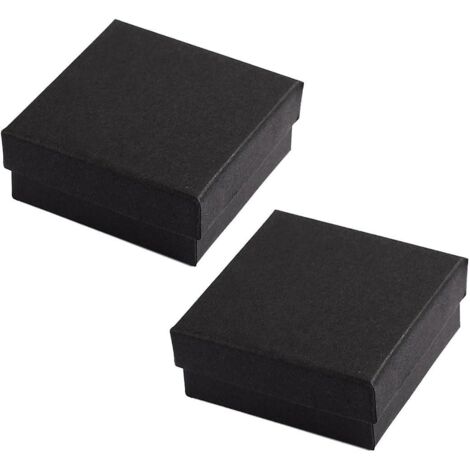 Lot de 2 boîtes à bijoux minimalistes - Idéales pour ranger vos bijoux avec style et en toute sécurité