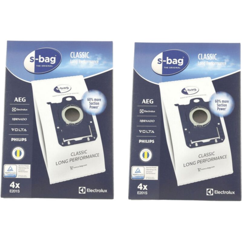 Lot de 2 boites de 4 sacs s-bag Ultra Long Performance ultraone d'origine