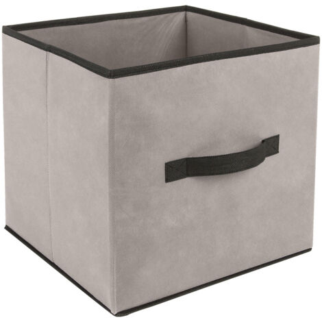 Lot de 2 boîtes de rangement cubes pliables pour meuble