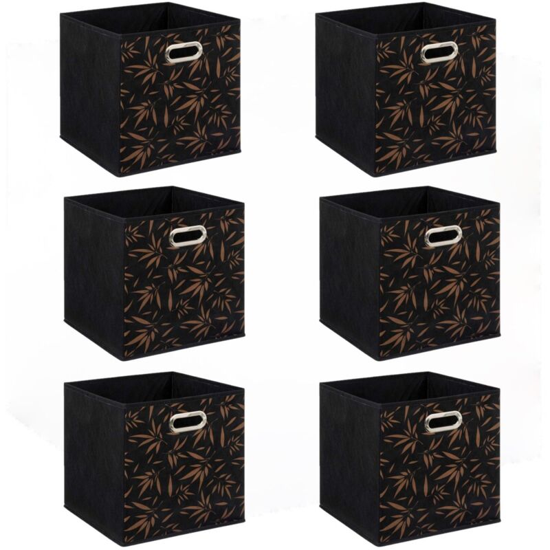 Five Simply Smart - Lot de 2 boites de rangement en tissu Casual