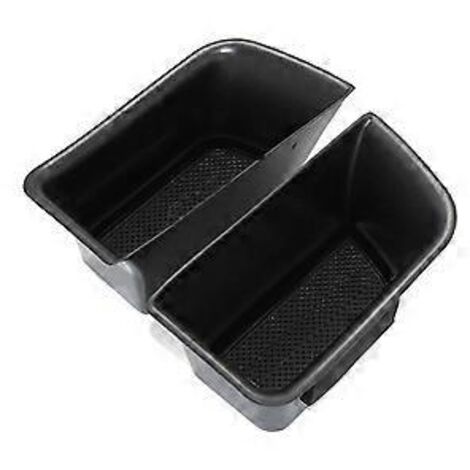 Lot de 2 boîtes de rangement pour accoudoir de porte avant de voiture, accessoires de rangement pour 2014-2019