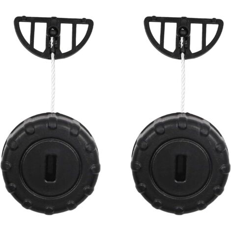 Lot de 2 bouchons de réservoir d'huile pour tronçonneuse STIHL MS180 MS170 018 017 MS 180 17
