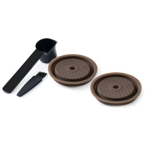 Lot de 2 bouchons réutilisables pour capsules Vertuo et Vertuoline, rechargeables