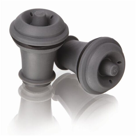 lot de 2 bouchons - wacuum wine stoppers - vacuvin